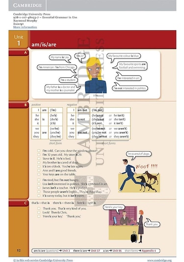 Essential Grammar İn Use With Answers And Interactive Ebook: A Self-study Reference And Practice Book For Elementary Learners Of English