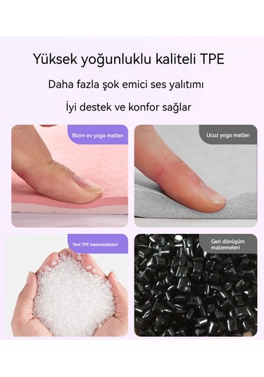 Erkek Ve Kadın Zindeliğinki Mor Yoga Mor