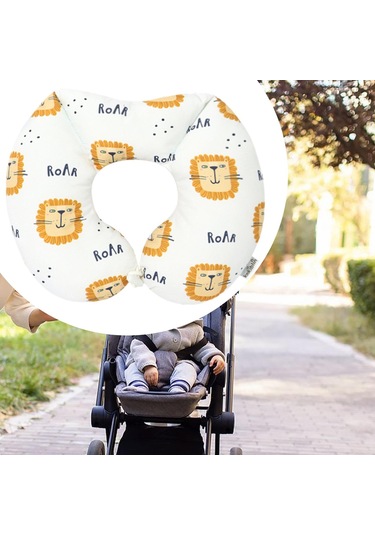 Suntek Bebek Besleme Yastığı Araba Ofis Şekerleme Için Aslan