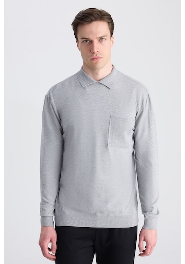 Twn Slim Fit Gri Kazak 5ec060191206m Çok Renkli