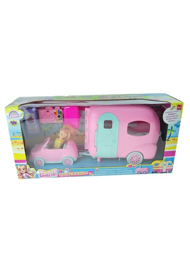 Cindy Bebek Oyuncak Karavan Arabası Karavanı Aksesuarları 6 Parça