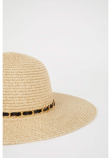 DeFacto Kadın Hasır Şapka M8833AZ25SMBG112 Bej