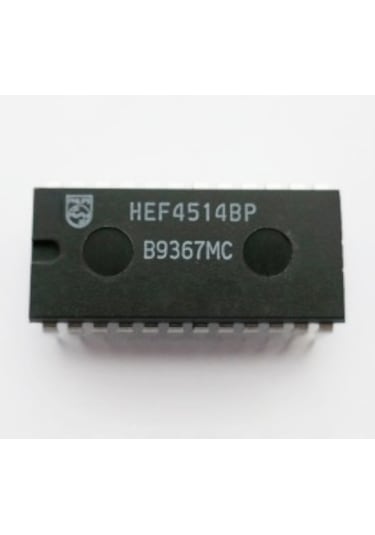 HEF4514BP Decoder / Demultiplexer Entegre - 24 Bacaklı - 5 adet
