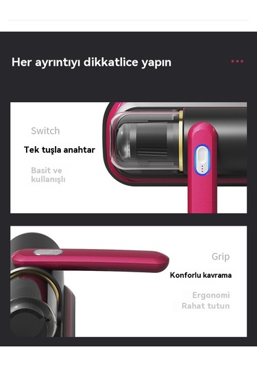 Jian Fan Ev Tipişarj Edilebilir Akar Sögücü Elektrik Süpürge