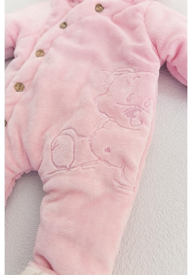 Babymod Babymod Ayıcık Figürlü Welsoft Peluş Astronot Kız Bebek Tulum Çok Renkli