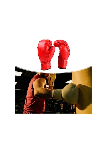 Suntek Mma Eldiven Fitness Dövüş Kırmızı-yetişkin Kırmızı