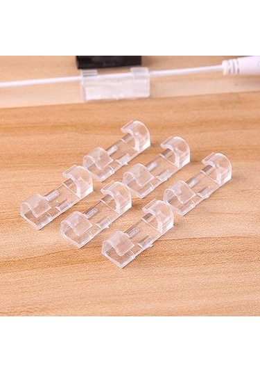 20 Adet Ayarlanabilir Kablo Tutucu, Kendinden Yapışkanlı Kablo Tutucular