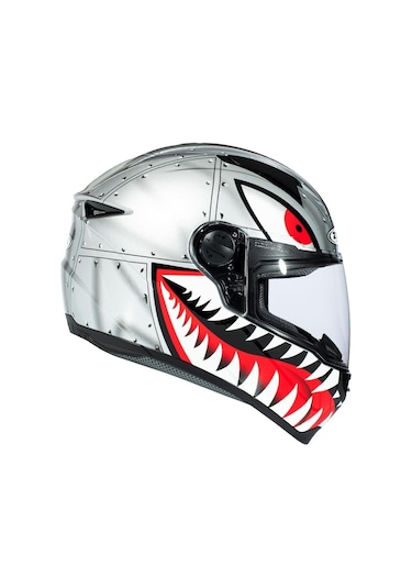 Zeus Zs-811a Al-38 Slv Black Motosiklet Kaskı