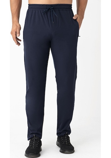 Crozwise Erkek Dar Paça Likralı Spor Pantolon Lacivert