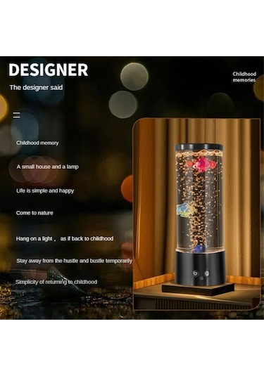 Szypzstore Mini Rgb Bubble Fish Lambası Uzaktan Kumandalı Balık Tankı Akvaryum Lambası Lav Lambası Renkli Ruh Hali Işığı Ev Dekorasyonu Için Bk3y4s Beyaz