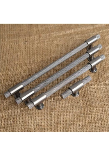 Handles Kulp Mobilya Dolap Mutfak Çekmece Kulpu 158 Mat Skoç Füme 128 Mm 12,8 Cm 2 Adet