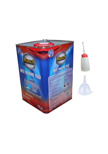 Rasch Sanayi Tipi Konfeksiyon Tekstil Dikiş Makine Yağı 16lt