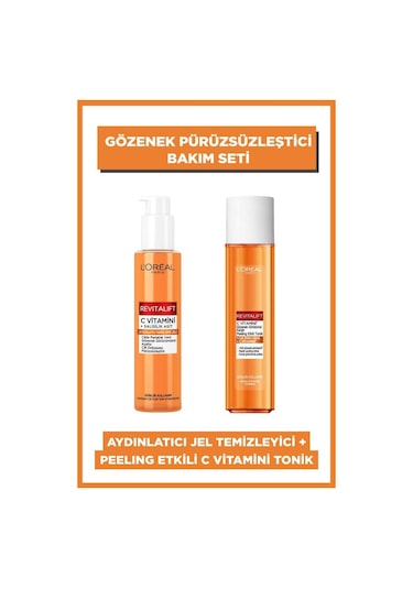Revitalift C Vitamini Gözenek Görünümü Karşıtı Peeling Etkili Tonik & Aydınlatıcı Köpük Temizleyici pktpeeltonikkpktemiz-10602