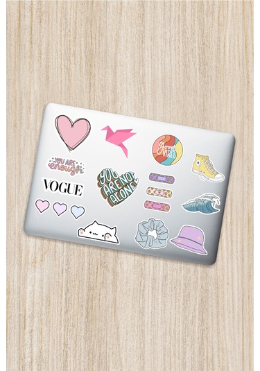 Love Dekoratif Laptop Notebook Tablet Telefon Sticker Set 03