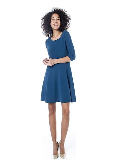 Yeni Hugo Boss Bayan Elbise (321122098) Mavi