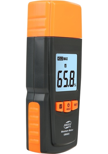Benetech Gm605 Dijital Ahşap Nem Ölçer Nem Test Cihazı Ahşap Nem Dedektörü