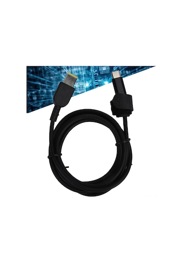 Vkemall Jorındo Jd0103 65w 1.5m Tipi-c'den Kare Ağıza Pd Dizüstü Bilgisayar Hızlı Şarj Kablosu, Pvc + Bakır Tel, Esnek Ve Dayanıklı