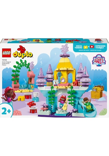 LEGO® DUPLO® │ Disney Ariel’in Sihirli Su Altı Sarayı 10435 - 2 Yaş & Üzeri Çocuklar için Eğitici Oyuncak Yapım Seti (116 Parça)