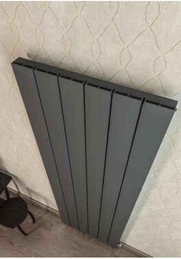 Warma Drama Dikey Alüminyum Radyatör 565x1800 Pütürlü Antrasit 7946