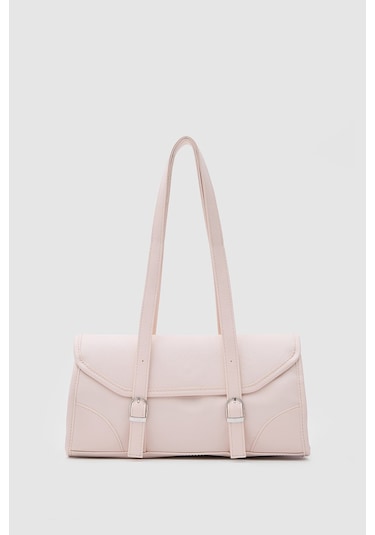 Shule Bags Lue Vintage Baget Çanta Pudra Pembe