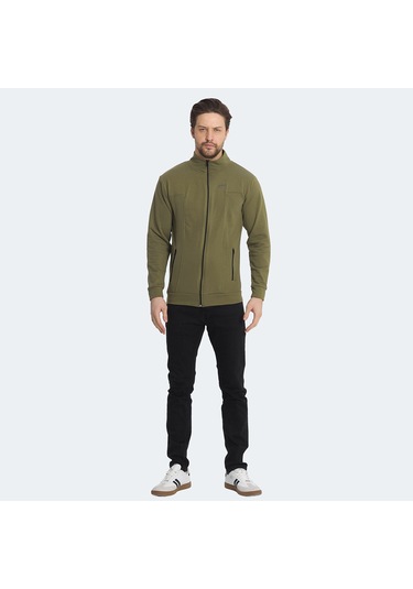 Slazenger KAGISONA IN Erkek Sweatshirt Haki