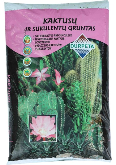 Soil For Cactus - Kaktüsler İçin Özel Torf Dikim Karışımı - 10 Litre 10 L
