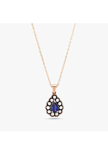 Altınbaş Elmas Safir Kolye N11.329