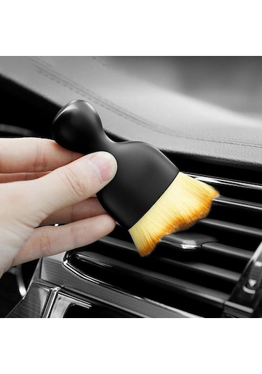 Yumuşak S Tüylü Mini Detaylı Temizlik Fırçası Araç Oto Araba Klima Havalandırma Temizleme Fırçası 1 Adet