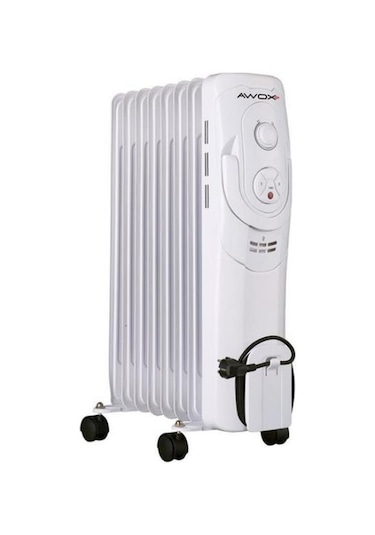 Awox Dilimfit Plus 8 Dilim Yağlı Radyatör Beyaz