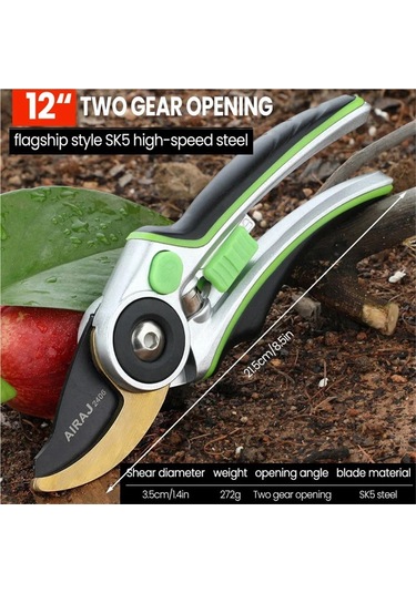 Jialan Budama Makası Bahçe Aletleri Emek Tasarrufu Makas Bahçe