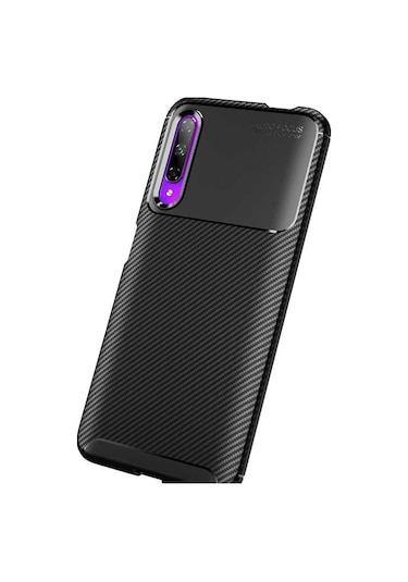 Huawei P Smart Pro 2019 Kilif Karbon Silikon Case 405436845