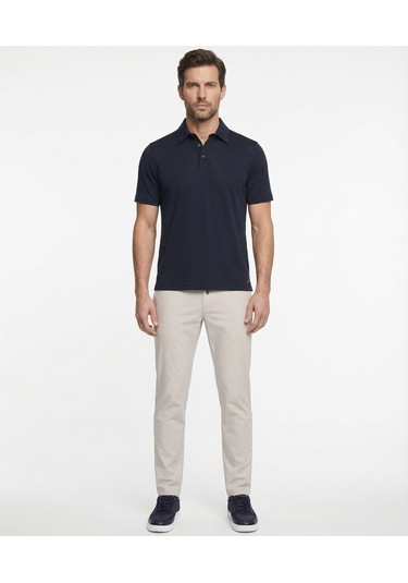 Yargıcı Regular Polo Yaka Kısa Kol T-shirt 26yets9005x 004 Lacivert
