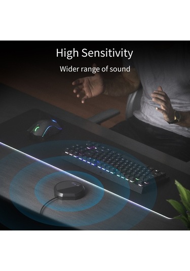 Didadodo Y11a 3.5mm Jaklı 150cm Kablolu Omnidireksiyonel Mikrofon -48khz Örnekleme Küçük Boyutlu