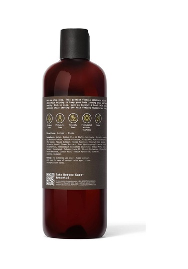 Papatui Cedar Sport Besleyici 2'si 1 Arada Şampuan + Saç Kremi 532ml Tüm Saçlar