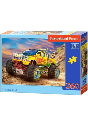 Castorland 260 Parça Canavar Kamyon Puzzle