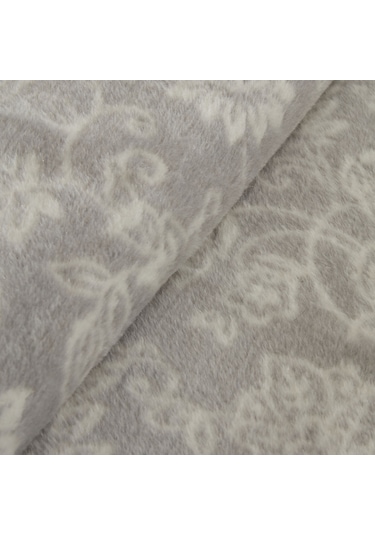 Karaca Home Glorinda Çift Kişilik Akrilik Battaniye Açık Gri Açık