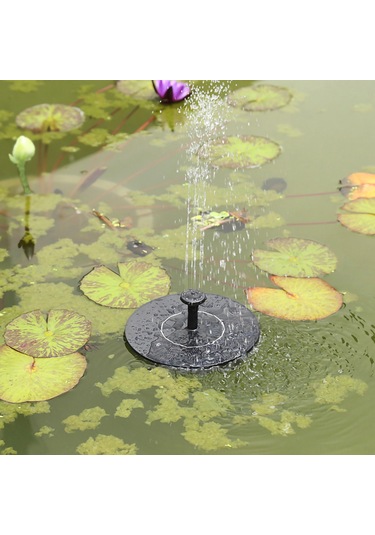 Neevoyu Güneş Enerjili Bahçe Fıskiyesi - Kuş Yemeği Ve Peyzaj İçin 4 Fıskiye Başlıklı, 70cm Maksimum Yükseklikli Siyah Su Pompası