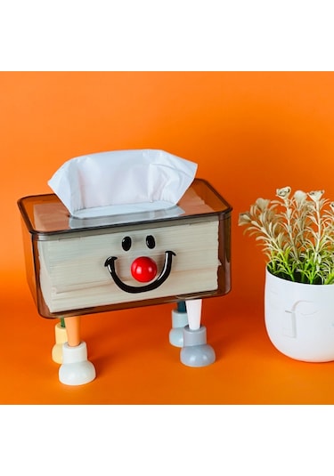 Sevimli Figür Peçetelik Renkli