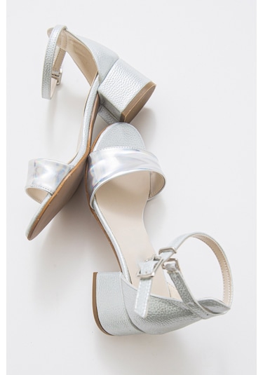 Mnpc Kız Çocuk Gümüş Topuklu Abiye Ayakkabı 24y3a9841184 Gümüş