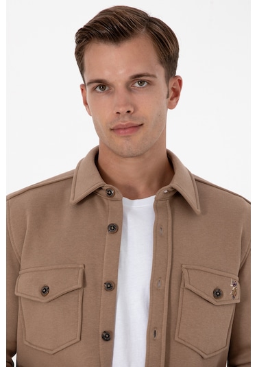 U.s. Polo Assn. Erkek Camel Gömlek Örme 50316673-vr015 Camel