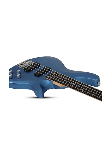 Schecter C-4 Deluxe Bas Gitar Satin Metallic Blue