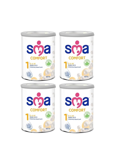 Sma Comfort 1 Bebek Sütü 400 G 4 Adet