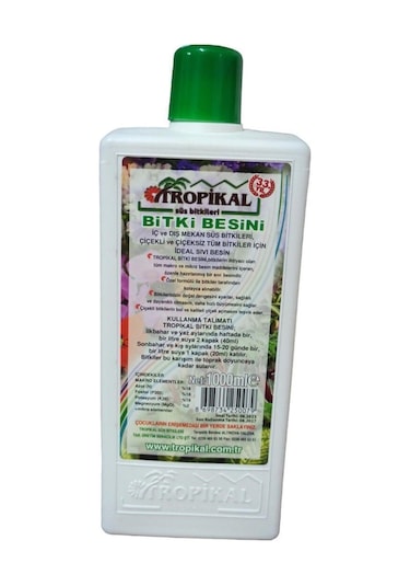 Genel Bitki Besini 1000 Ml Sıvı Gübre 1lt. 1 kg