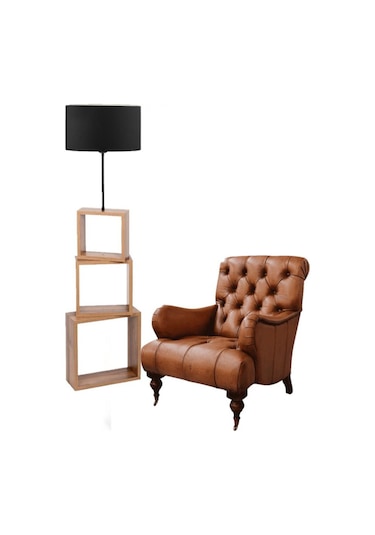 A&g Kare Hareketli Raflı Lambader Kumaş Başlık Çok Renkli