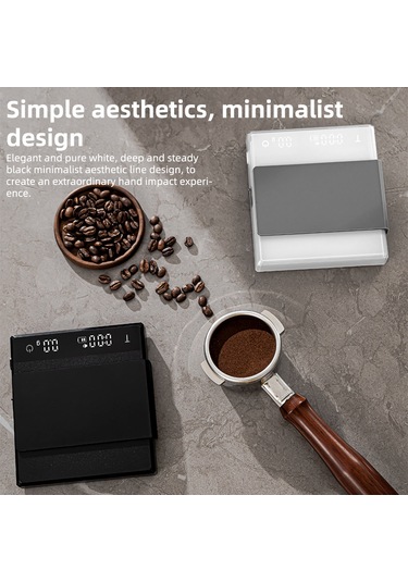Zamanlayıcılı Mini Kahve Terazisi, 2kg/0,1g Doğru 3 Siyah Diğer