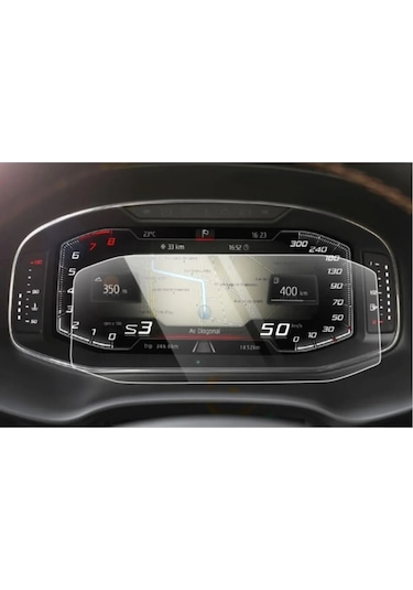 Seat Cupra Dijital Gösterge Ekranı Glass Ekran Koruyucu
