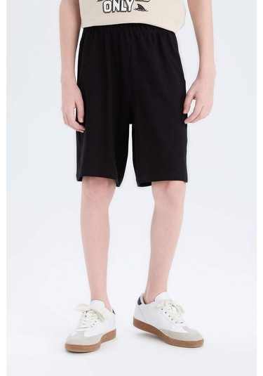 DeFacto Erkek Çocuk Pijama Takımı Baskılı Kısa Kollu Üst Şort E0159A825SMBG186