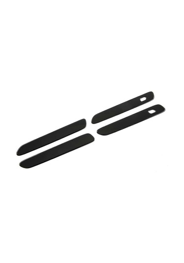 4 Adet Dış Kapı Kolu Trim Kapağı Siyah Atto 4 Contası İçin