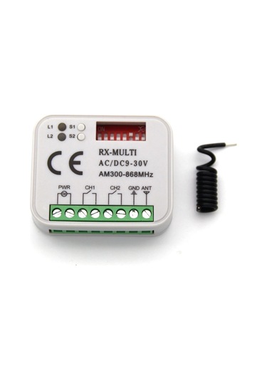 Lz-068 Garaj Kapısı Döner Kod Sabit Kod Çok Frekanslı Uzaktan Kumanda Alıcı Anahtarı