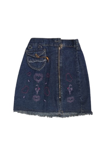 Kız Çocuk Etek Mavi